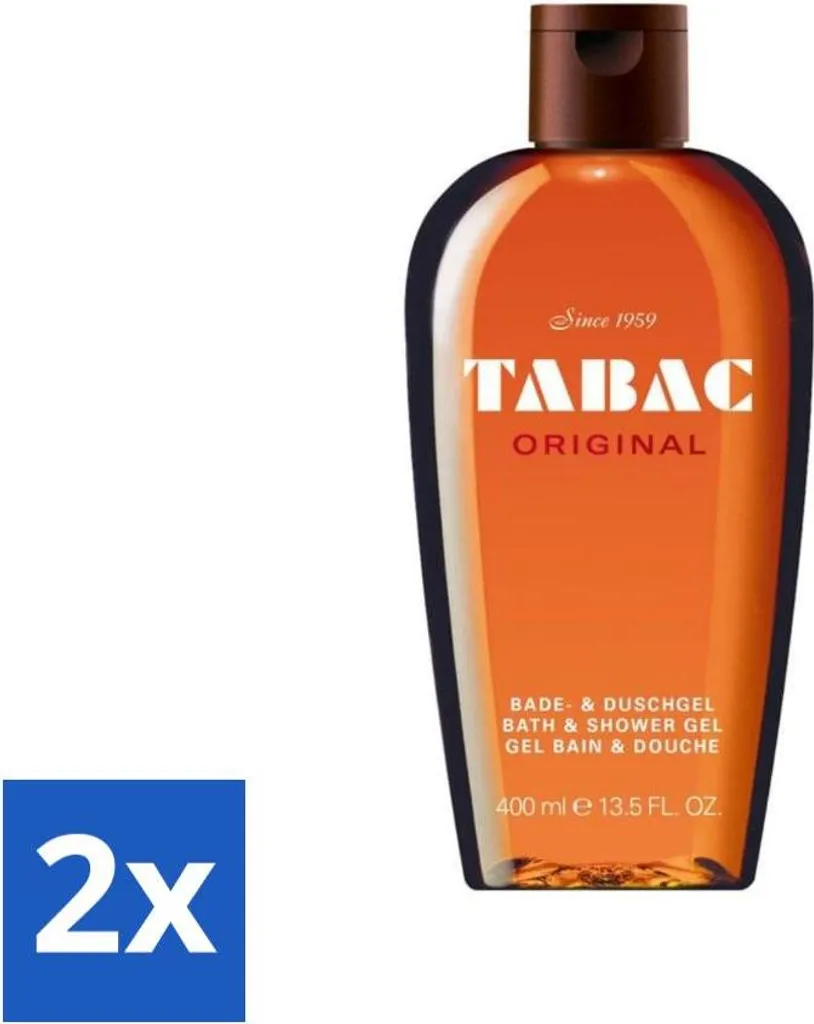 Tabac Original Luxury Bath & Shower Gel 400ml - Pack 2 Pezzi