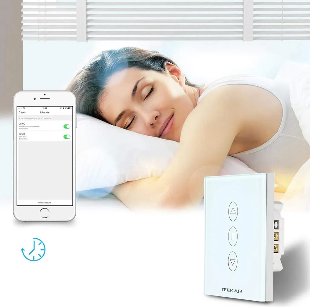 Interrupteur connecté WIFI pour volets roulants électriques lot de 4