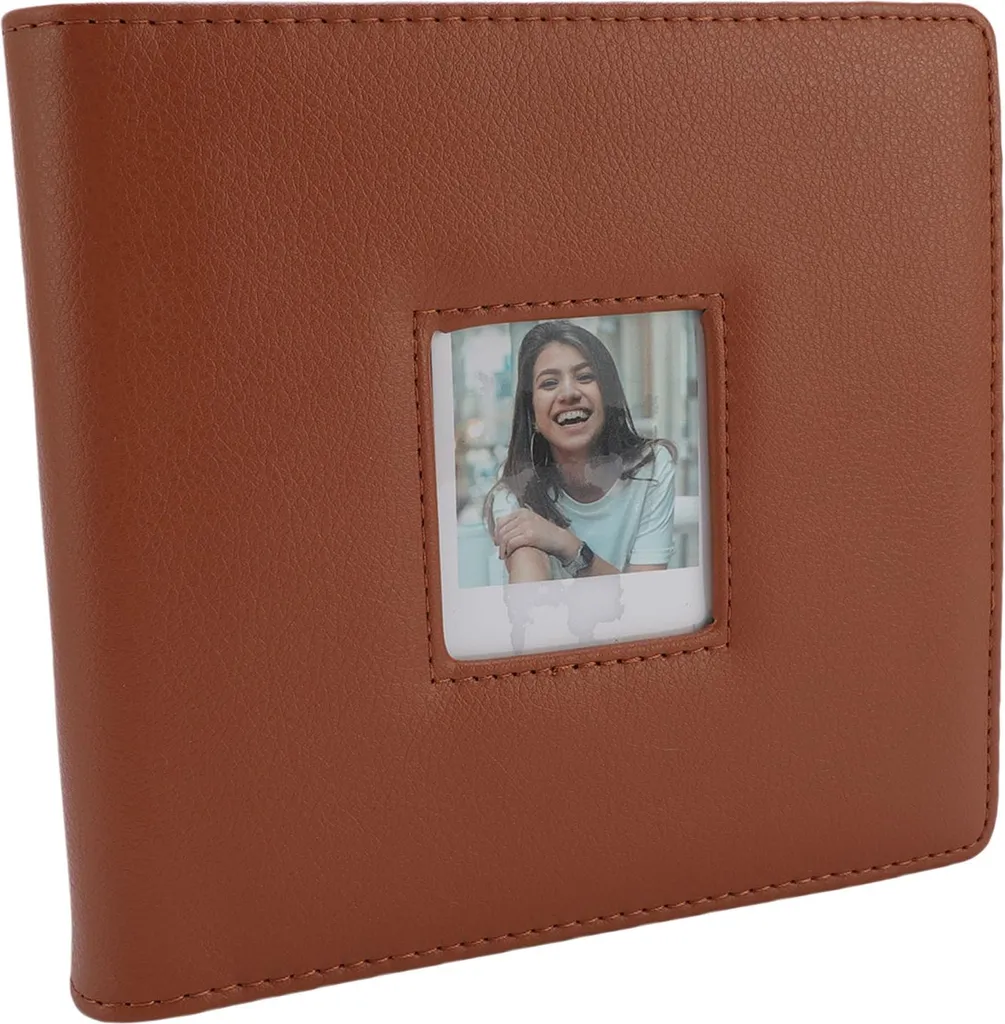 Album Foto 288 Tasche per Polaroid Go | Cuoio Marrone Vintage - 2