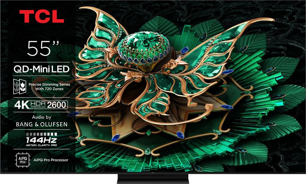 TCL 55C7K, 139,7 cm (55"), 3840 x 2160 Pixel, QD-Mini LED, Produktbild 