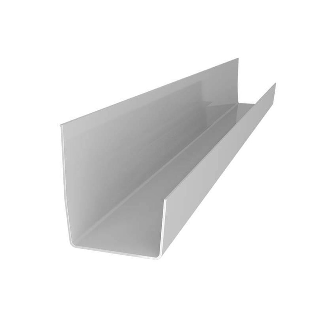 Renoplast® RK65 Aluminium Dachrinnen, 200cm Grau Produktbild 