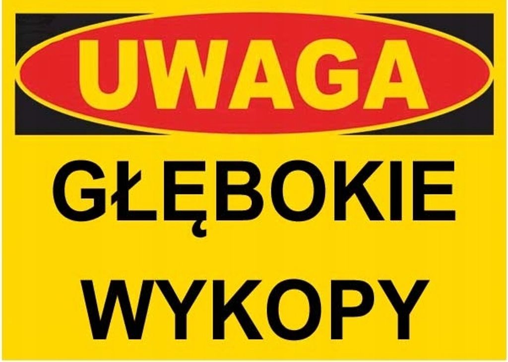 BTO-9 GEBÄUDEZEICHEN VORSICHT tiefer Aushub