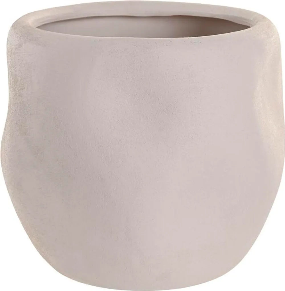 Pot de fleurs Home ESPRIT Urban beige pour décoration de salon moderne