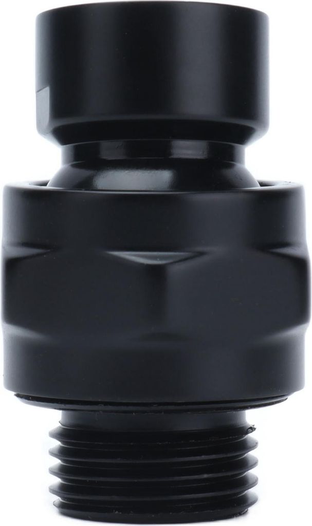 G1/2 Top Duschadapter, verstellbare Duschkopfhalterung aus Kupfer, Badezimmerzubehör, Schwarz