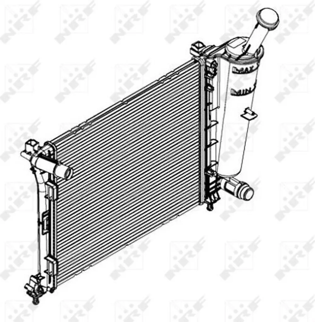 Évitez la surchauffe : Radiateur Fiat Panda NRF 58429 OE 51892709 neuf