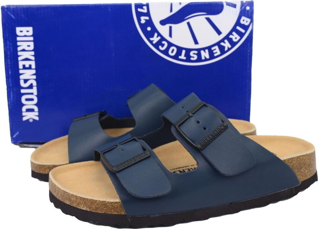 Birkenstock Boston Soft Footbed blau