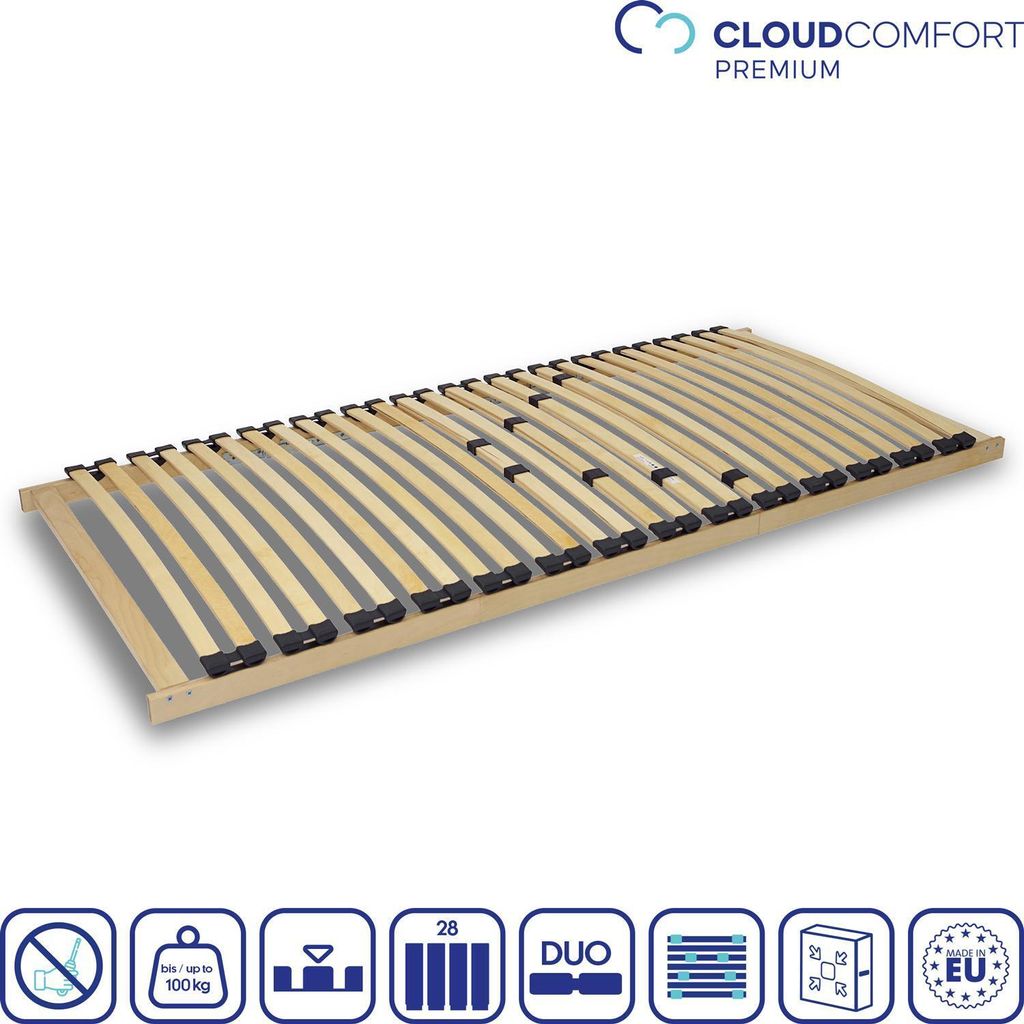 Składany stelaż listwowy CloudComfort 90 x 200 Zdjęcie produktu 2