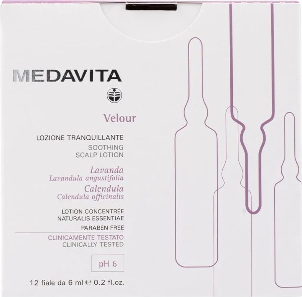 Lotion Apaisante Medavita Velour pour Cuir Chevelu Irrité et Sensible