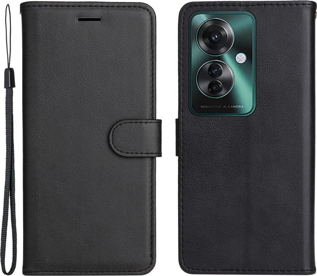 OPPO Reno11 F 5G Hülle - Coverup Klapphülle - Schwarz