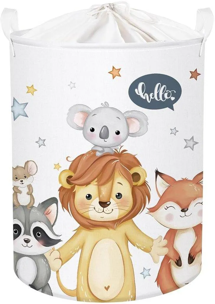 Bac à linge souple pour chambre d'enfant - Corbeille de rangement tissu
