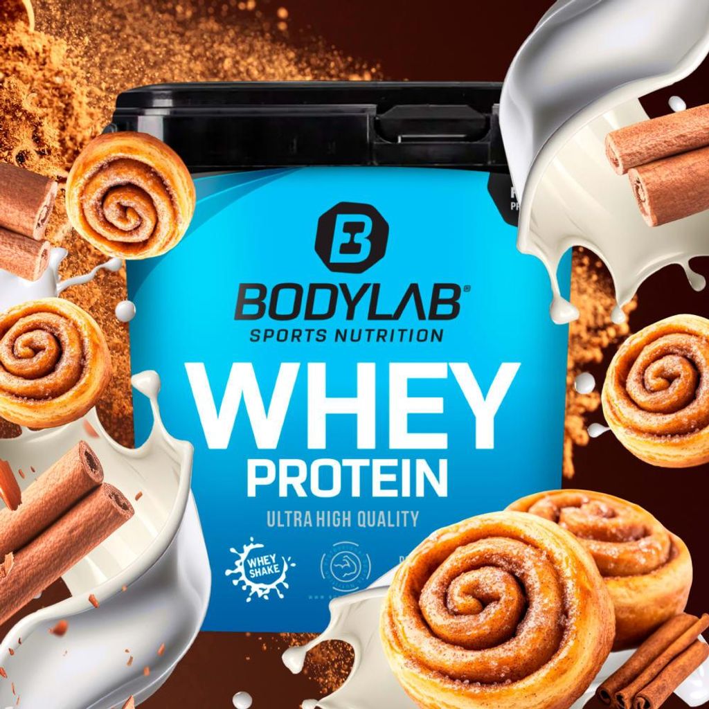 BODYLAB Whey Protein - 1000g - Cinnamon Roll Produktbild 