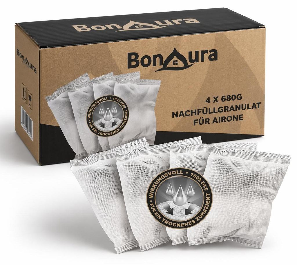Bonura AirOne Luftentfeuchter Granulat 680g Produktbild 