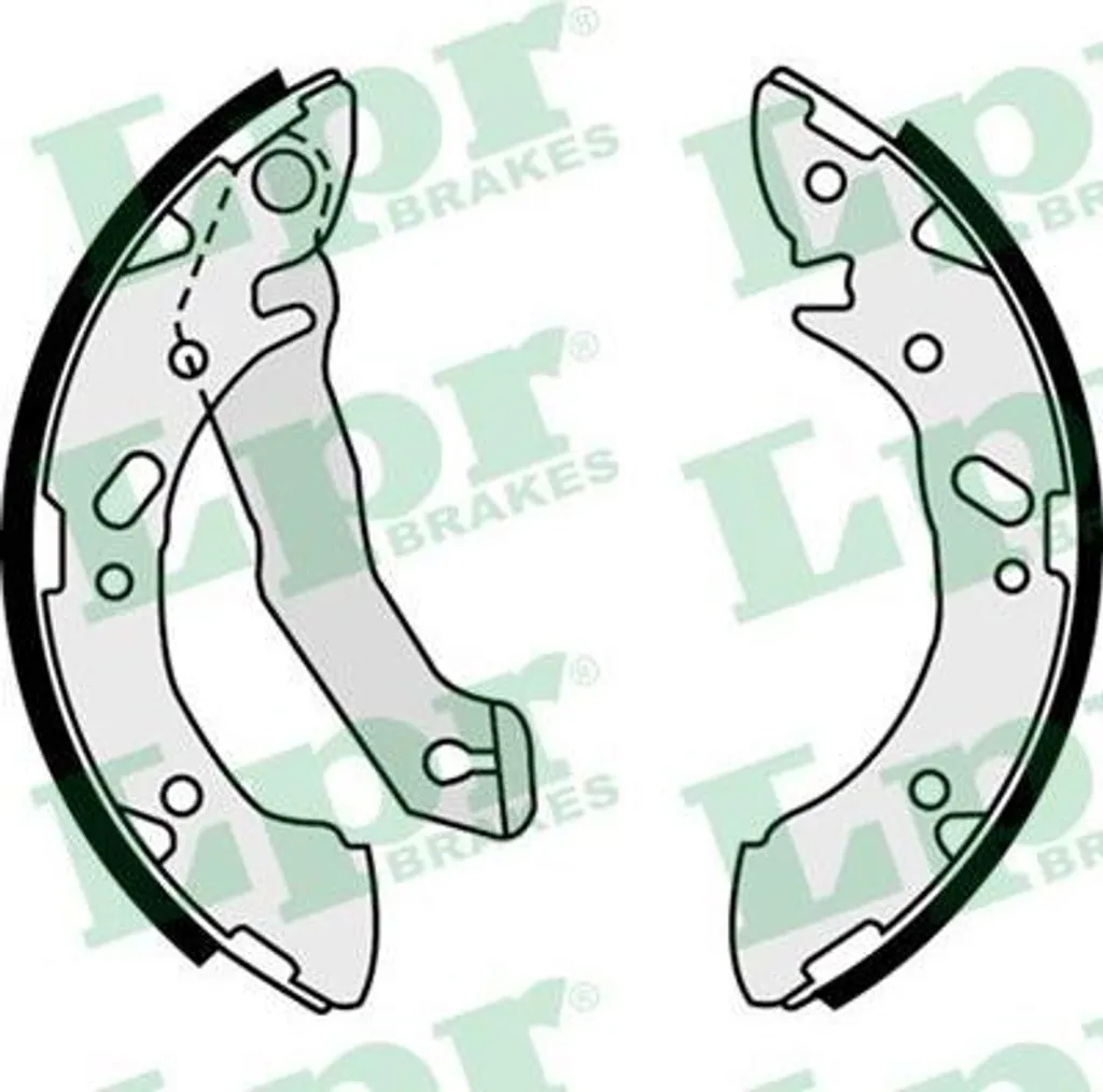 Ganasce Posteriori LPR 07870 per Hyundai Accent I e Pony - OE 5830505F00