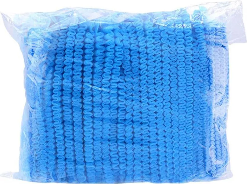 Generisch Einweg-Vlieshauben – 100 Stück Hygienische Kopfabdeckungen Für Lebensmittelbereich, Atmungsaktiv, Passend Unter Baseballcaps