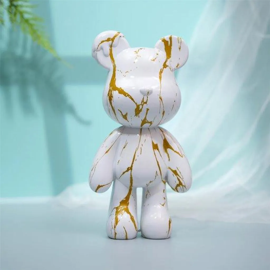 Décoration de cerf en résine design, figurine animale stylisée type A 25cm