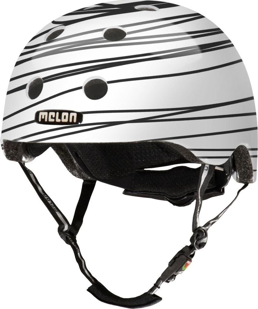 Melon Urban Active fahrradhelm Polycarbonat weiß Größe 58-63 cm