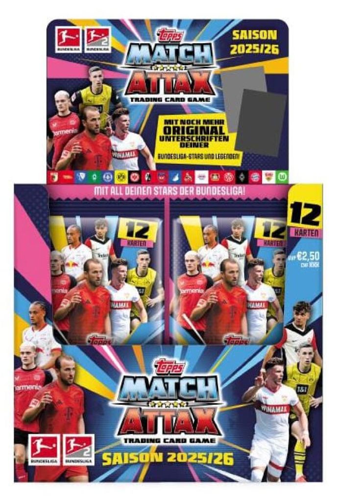 Zberateľské kartičky Bundesliga Match Attax 2025/26 – Obrázok produktu 