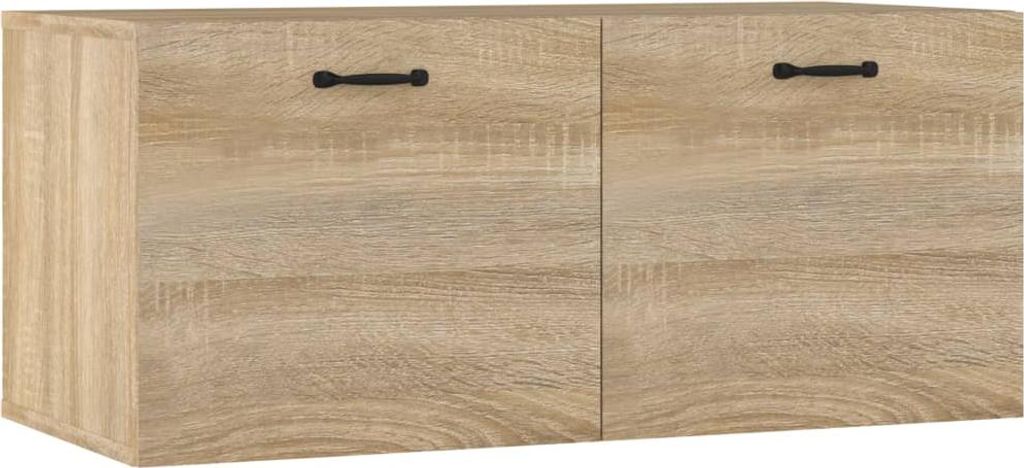 Wandschrank Sonoma-Eiche 80x36,5x35 cm Holzwerkstoff
