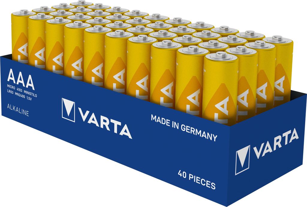 40 VARTA Batterien LONGLIFE Micro AAA 1,5 V