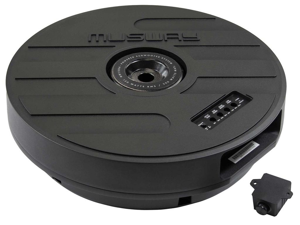MUSWAY MW-1100A Reserverad Aktiv-Subwoofer 28 cm
