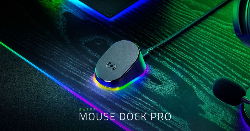 Razer Mouse Dock Pro + Wireless Charging Puck, Kabellose Produktbild 13