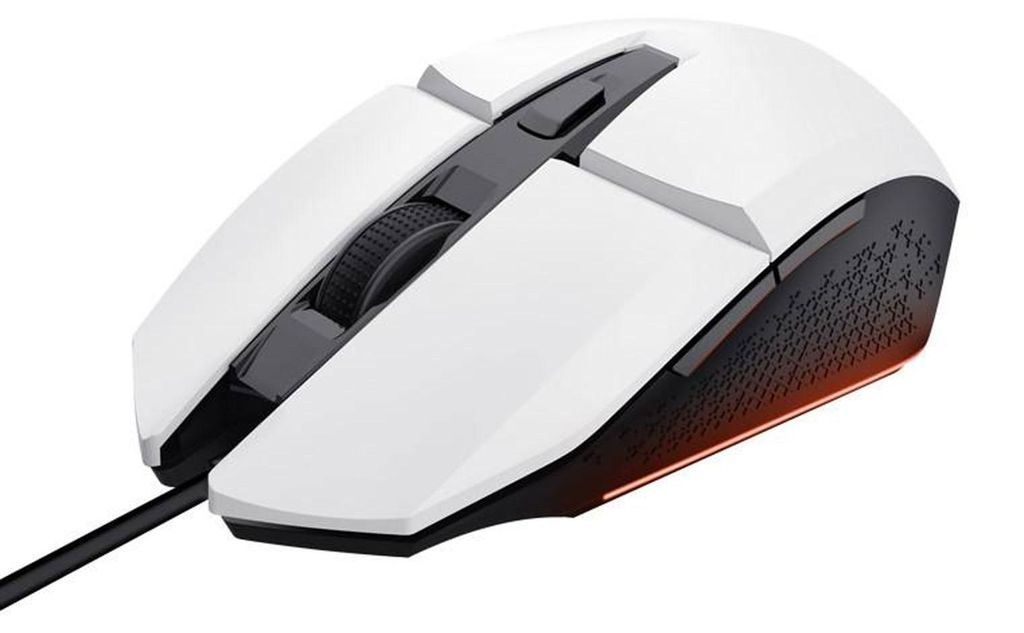 Trust GXT 109W Felox - Optische gamingmuis, 6400 DPI (wit) Productafbeelding 