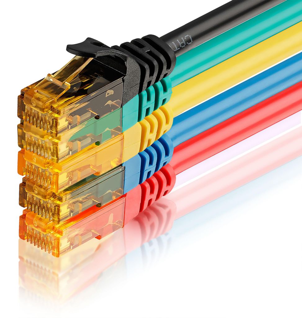5x CAT 6 Ethernet Kabel Patchkabel Netzwerkkabel LAN Kabel Produktbild 