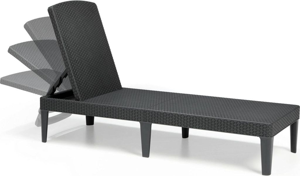 Lettino sdraio da giardino reclinabile effetto rattan Keter Immagine del prodotto 