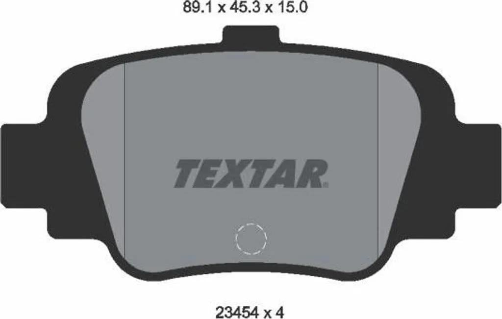 Fini les sifflements : Plaquettes de frein TEXTAR 2345401 pour Micra