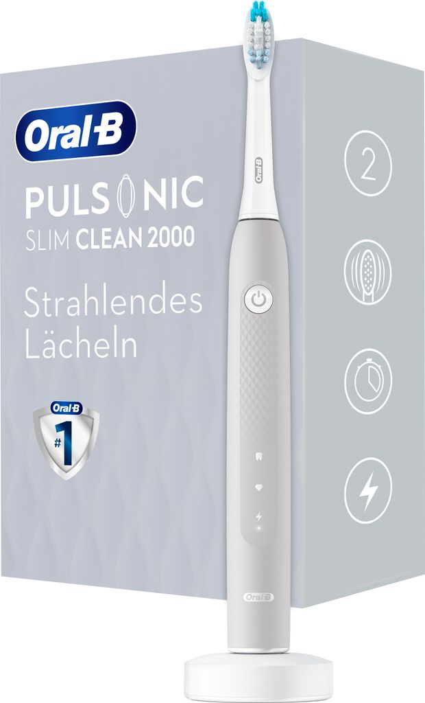 Oral-B Pulsonic Slim Clean 2000 Grey Produktbild 