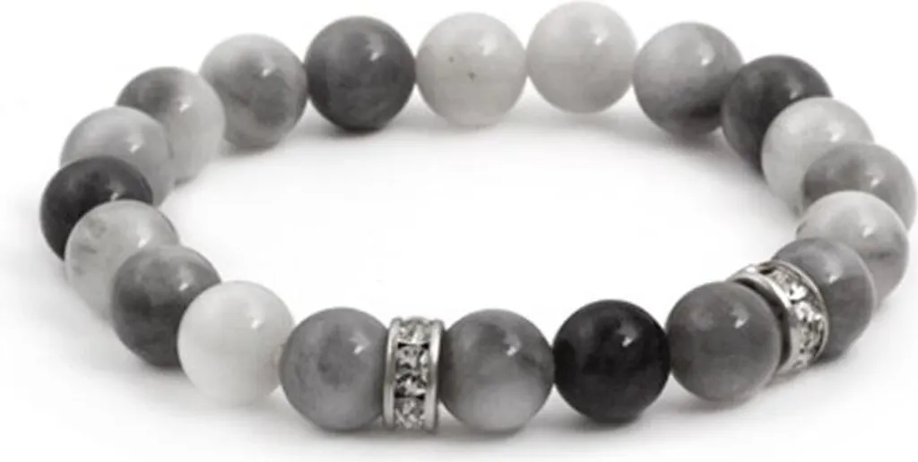 Bracelet perles œil de tigre véritable - Bijou en pierres naturelles
