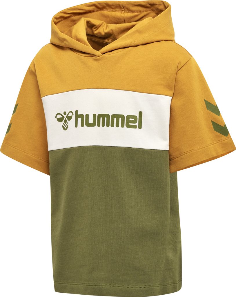 hummel hmlCLOUD kurzarm Hoodie Jungen olive branch 104