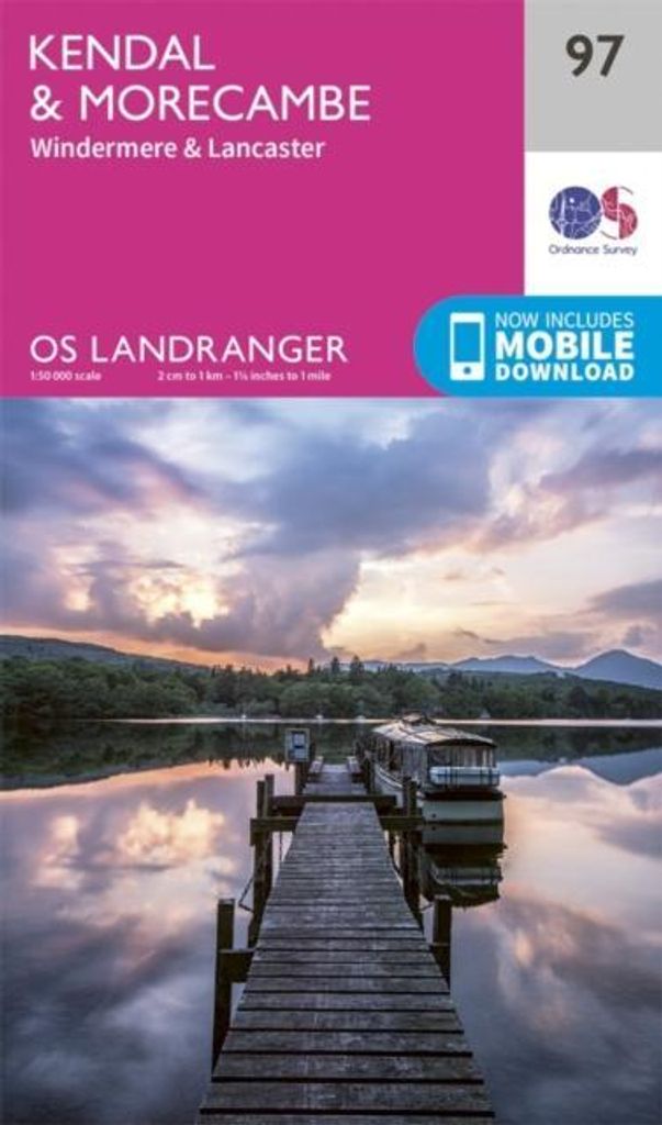 Kendal, Morecambe, Windermere & Lancaster 1 : 50 000