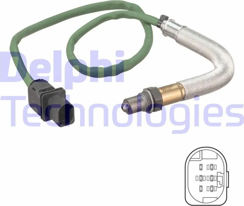Capteur d'oxygène Sonde Lambda pour Mercedes-Benz 45428618 Delphi OE