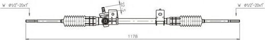 GENERAL RICAMBI FO4021 Lenkgetriebe für FORD Fiesta Mk4 Schrägheck (JAS, JBS)
