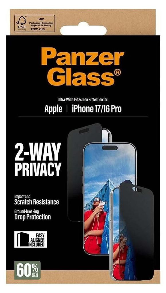 PanzerGlass Privacy Protector iPhone 17-16Pro Imagen del producto 