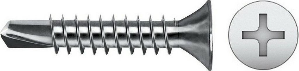 CELO Selbstschneidende Schraube 3,9 x 16 mm 500 St. verzinkt Senkkopf