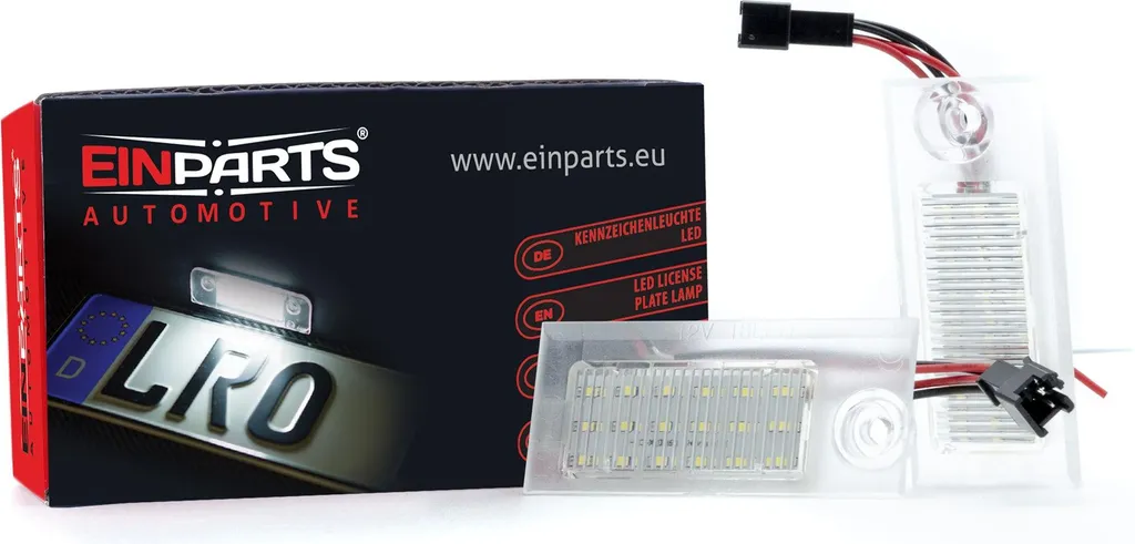 Paire de feux de plaque LED pour Audi A6 C5 Blanc pur 12V Système CANBUS