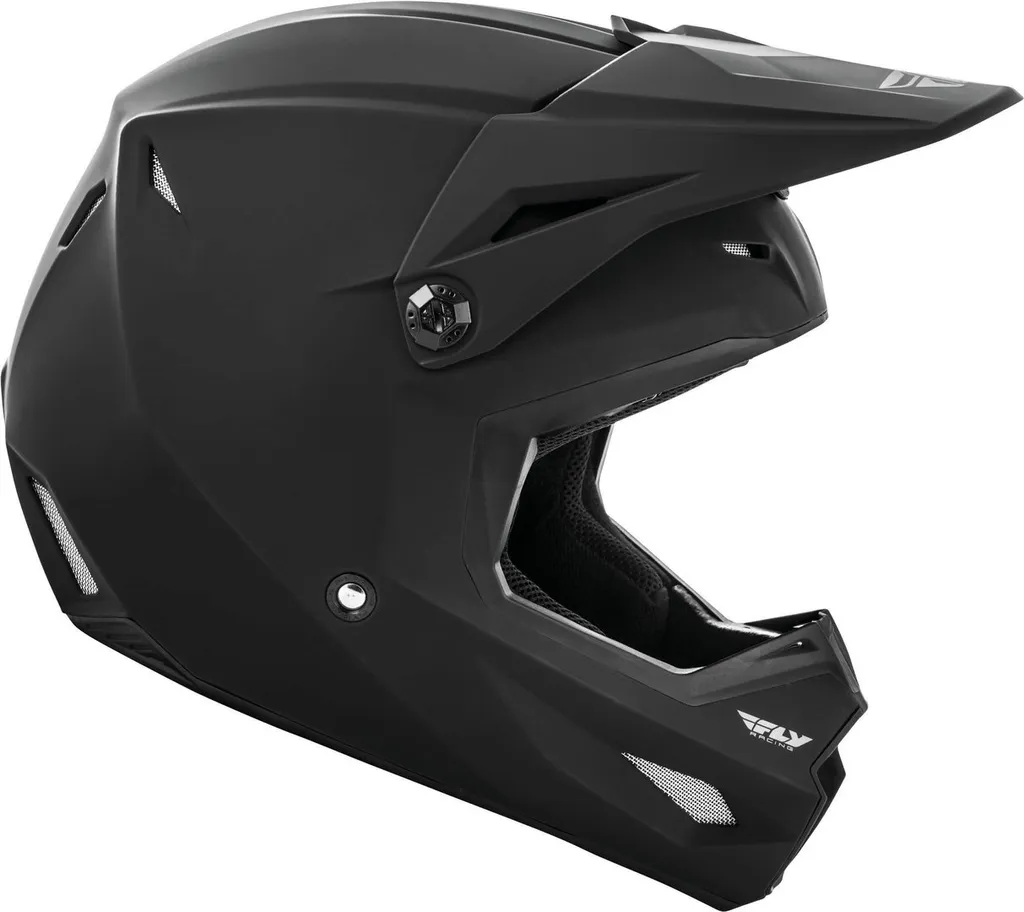 Casque Motocross Enduro Fly Racing Kinetic XL Noir Mat pour Compétition