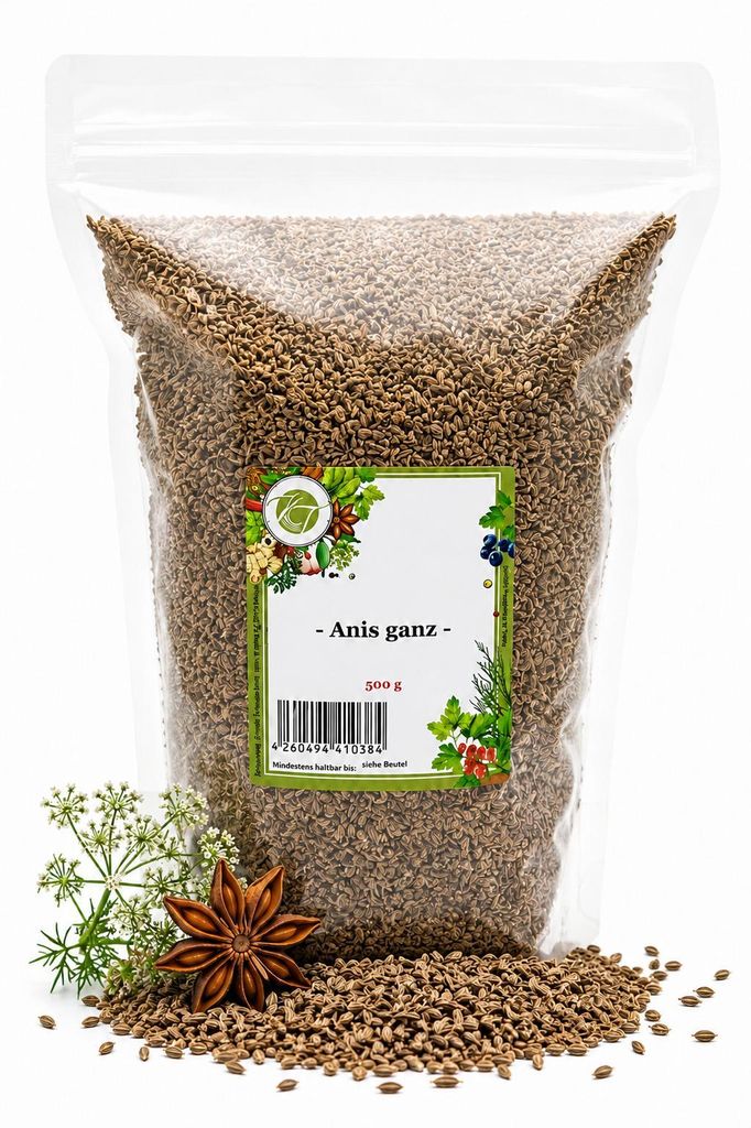 KT 500 g Anis ganz Anissamen Anissaat - 1 A Qualität Produktbild 