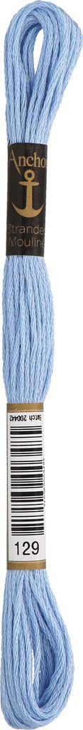 Anchor Sticktwist 4635000-00129 azurblau Stickgarn, 100 % Produktbild 