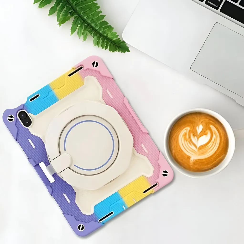 Coque de protection iPad Pro 12.9 robuste avec support multi-angle coloré - 4