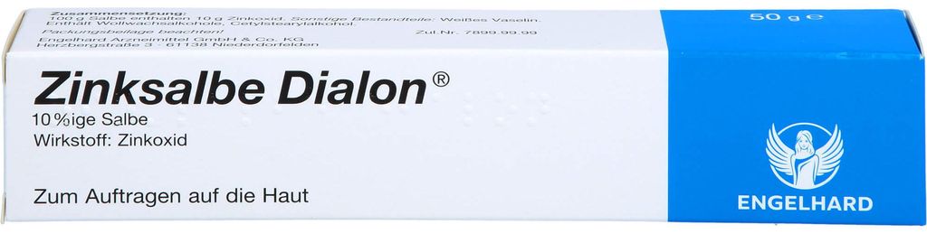 Pommade au zinc Dialon, 50 g Image du produit 