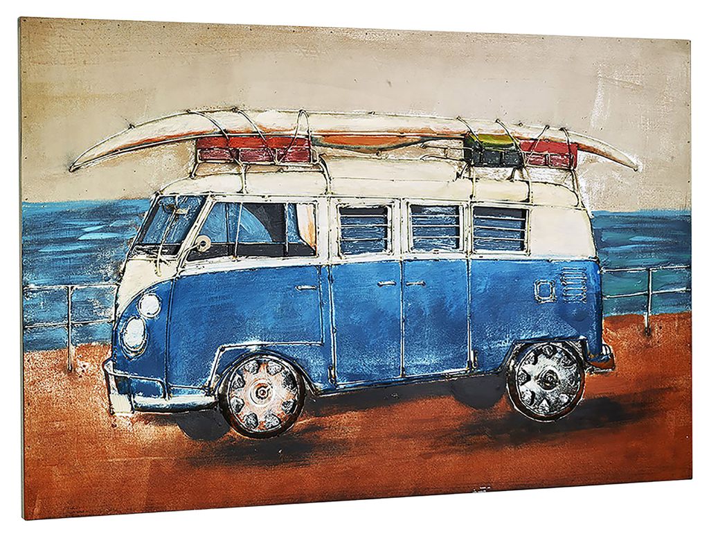 Kobolo Wandbild 3D-Bild 108x72cm BEACH BULLY - XXL - Produktbild 