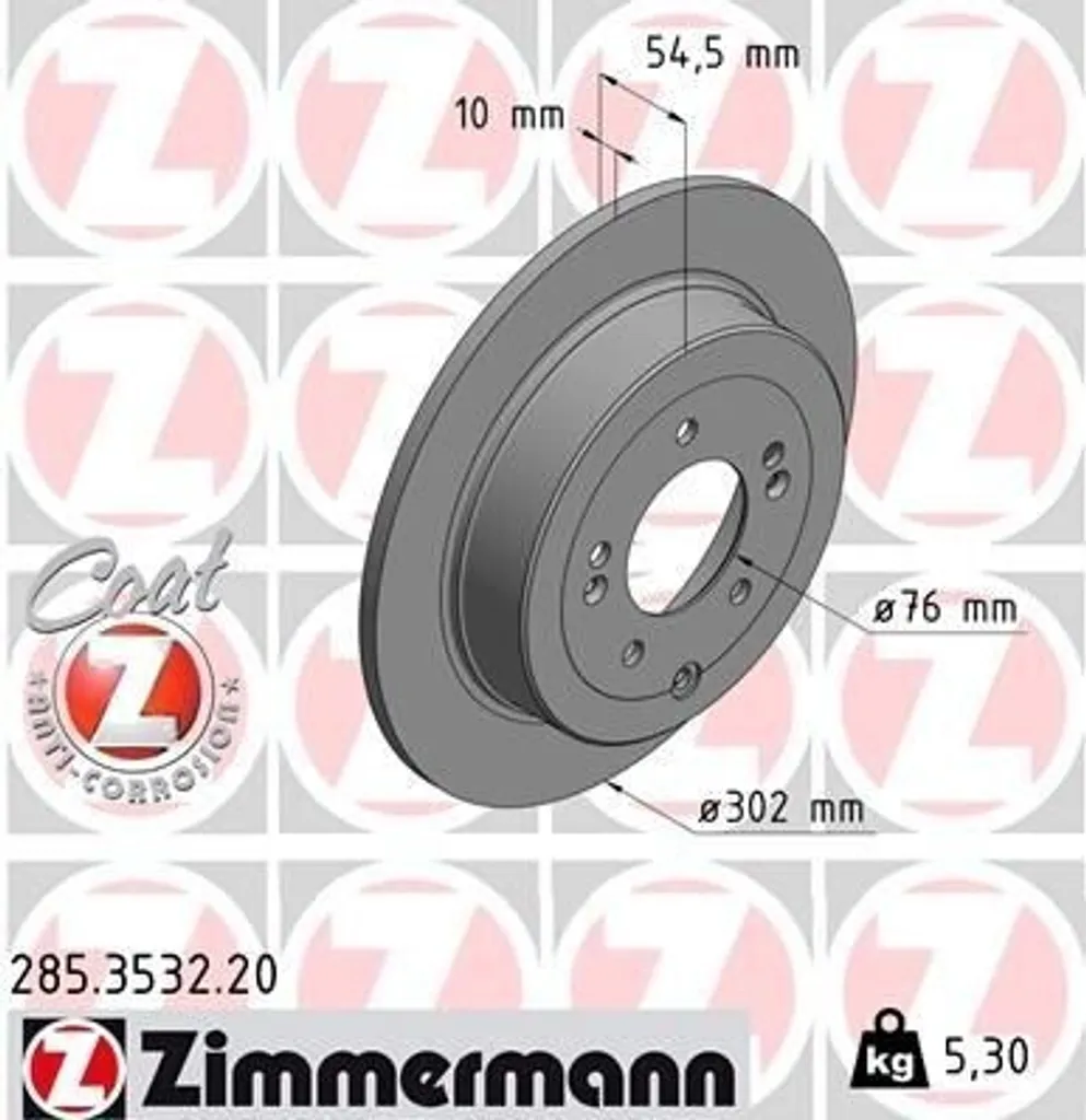 Éliminez les Vibrations au Freinage avec le Disque Zimmermann pour Sportage