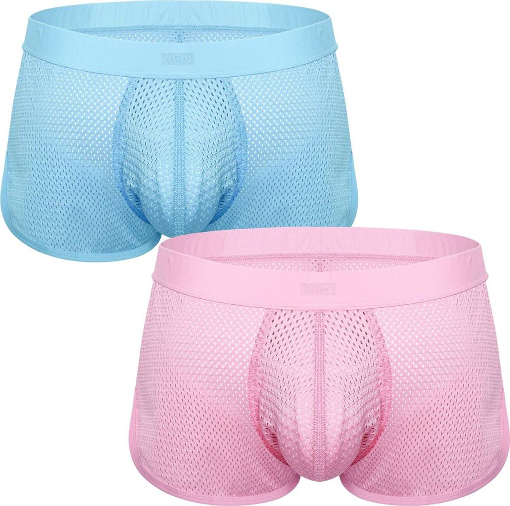 SUKREW Net Shorts Multipack 1x Breeze Blue + 1x Summer Pink