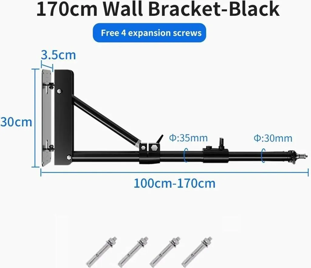 Support de projecteur pour home cinéma réglable et extensible 170 cm