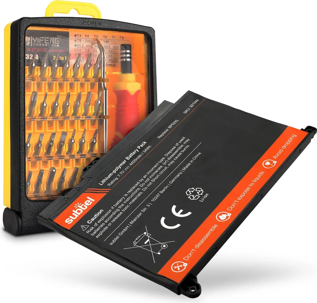 Batterie interne HP Pavilion BP02XL 7.7V Haute Capacité 4400mAh