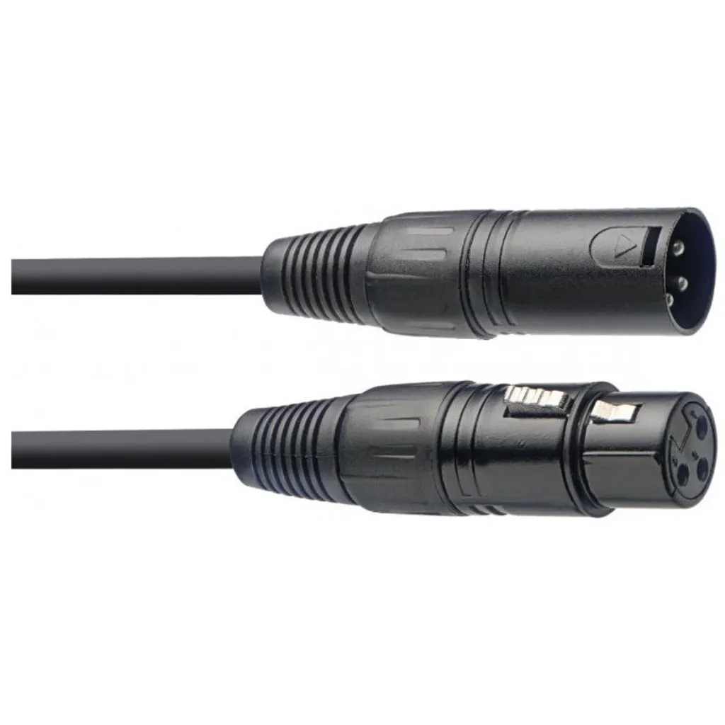 Cordon DMX 5 mètres XLR 3 Broches - Câblage Professionnel pour Scène