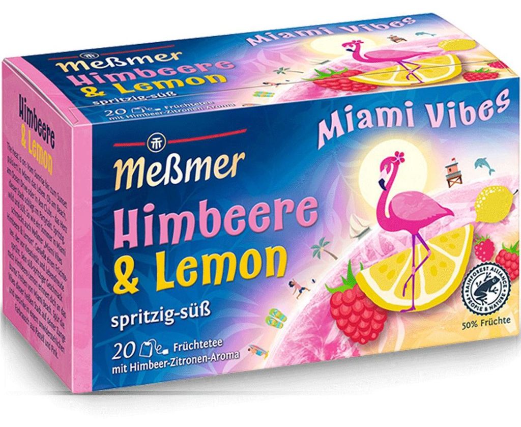 Meßmer Miami Vibes Raspberry and Lemon Limited Edition 20 Zdjęcie produktu 